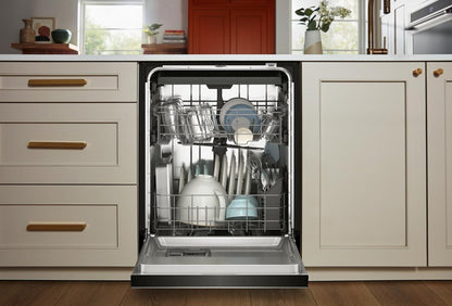 Lave-vaisselle KitchenAid de 24 po et de 47 dBA avec panier à ustensiles sur le troisième niveau - acier inoxydable PrintShieldMC - KDFS224SPS