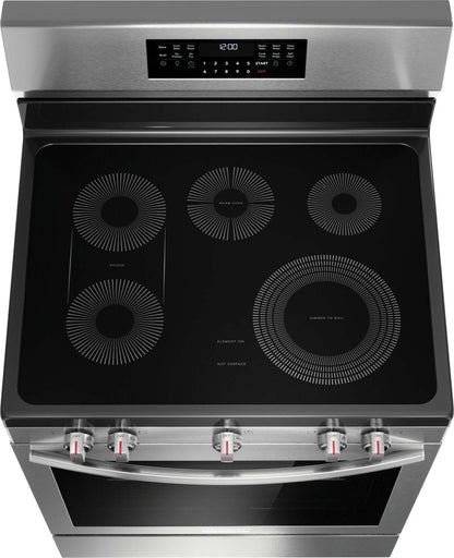 Cuisinière électrique Frigidaire Gallery de 5,3 pi³ avec convection totale et friture à air - acier résistant aux taches …