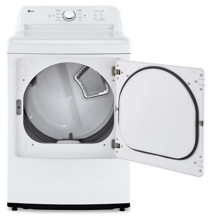LG 7,3 Cu. Fort. Sécheuse électrique - Blanc - DLE6100W | Sécheuse électrique LG de 7,3 pi³ - blanche - DLE6100W