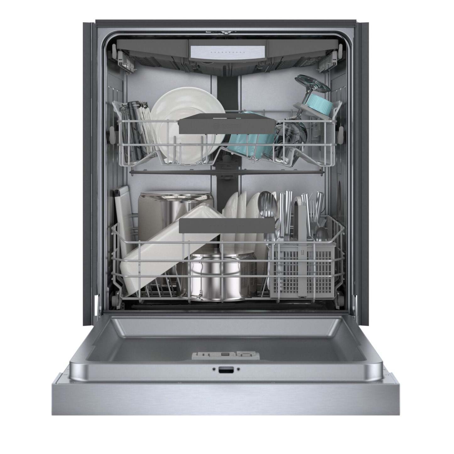 Lave-vaisselle Bosch de série 300 de 24 po avec 3e panier - SHE53B75UC  | Bosch 300 Series 24 Dishwasher with Third Rack - SHE53B75UC | SHE53B7U