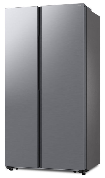 Réfrigérateur Samsung de 20,5 pi3 et 36 po de profondeur comptoir à compartiments juxtaposés avec technologie SpaceMax - RS20DG4000M9AA | Samsung 36 20.5 Cu. Ft. Counter-Depth Side by Side Refrigerator with SpaceMax Technology - RS20DG4000M9AA