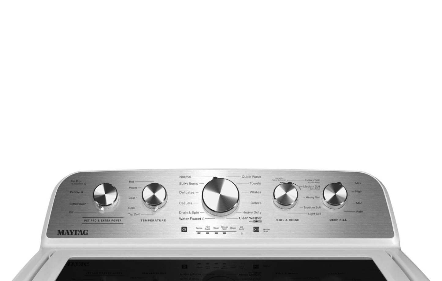 Laveuse Maytag à chargement par le haut de 5,4 pi3 avec agitateur et option Animal Pet Pro - blanche - MTW5605RW