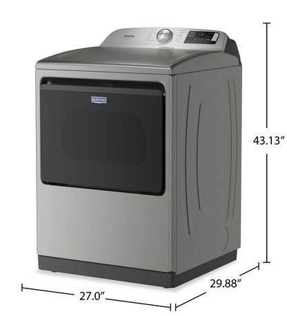 Maytag 7,4 pi³ Sécheuse électrique Animal Pet Pro - argenté radieux - YMED7205RR