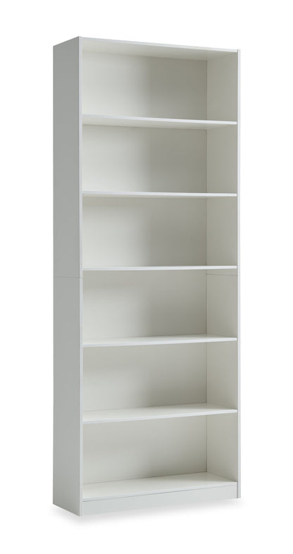 William 31.5 6-Shelf Bookcase - White | Bibliothèque William de 31,5 po à 6 étagères - blanche