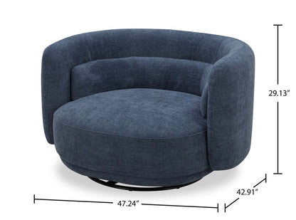 Fauteuil Davvero - bleu marine | Chaise Davvero - Marine