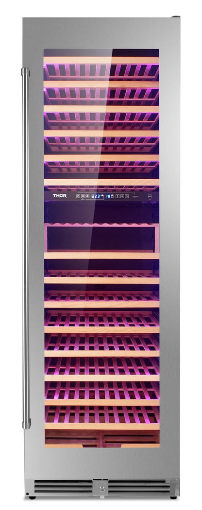 Réfrigérateur Thor de 16,1 pi³ et de 24 po à 1 porte - acier inoxydable - TWC2403DI | Thor 24 16.1 Cu. Ft. Single-Door Refrigerator - Stainless Steel - TWC2403DI