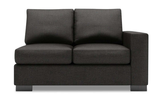 Sofa Lab Track RAF Loveseat - Luna Kohl | Causeuse de droite Track de la collection Sofa Lab - Luna Kohl | TR222691