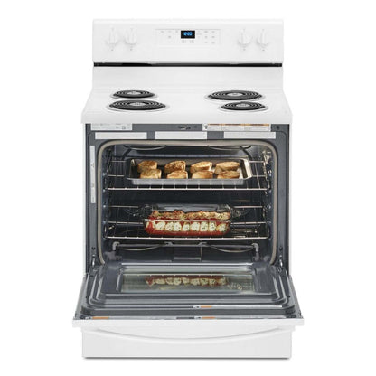 Cuisinière électrique Whirlpool de 4,8 pi³ avec nettoyage automatique - blanche - YWFC315S0JW