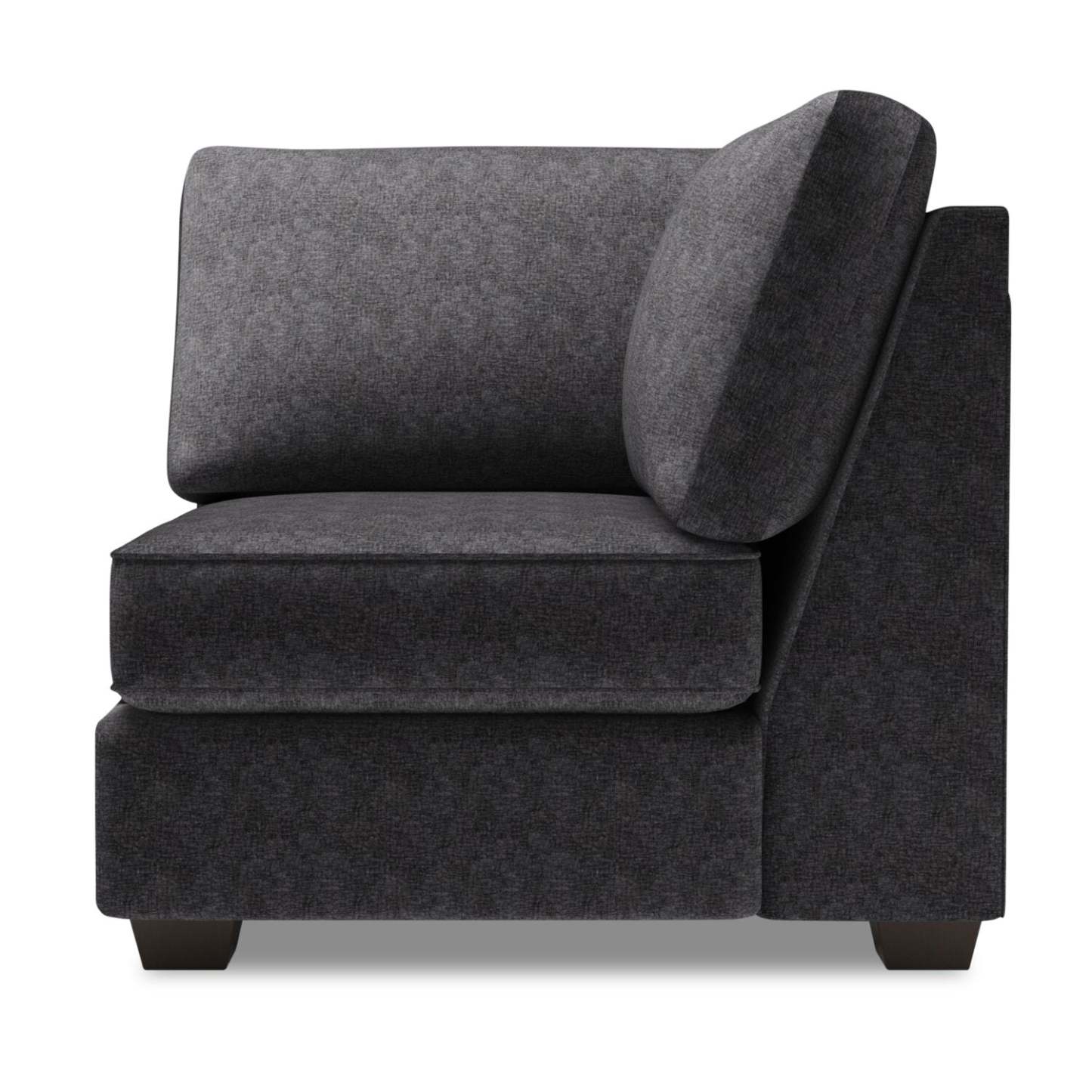 Sofa Lab Roll Square Wedge - Luxury Charcoal | Fauteuil carré en coin Roll de la collection Sofa Lab - Luxury Charcoal | RO882993