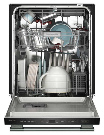 Lave-vaisselle KitchenAid de 24 po et de 44 dBA avec troisième panier 360° Max JetsMC - genièvre - KDTS424SJP