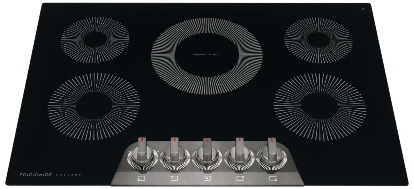 Frigidaire Gallery 30 Table de cuisson électrique à 5 éléments - Acier inoxydable noir - GCCE3070AD | Surface de cuisson électrique Frigidaire Gallery de 30 po à 5 éléments - acier inoxydable noir - GCC…