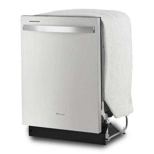 Lave-vaisselle Whirlpool 24 55 dBA encastrable à commande supérieure - Acier inoxydable résistant aux empreintes digitales - WDT54… | Lave-vaisselle encastré Whirlpool de 24 po et de 55 dBA avec commandes sur le dessus - acier inoxyda…