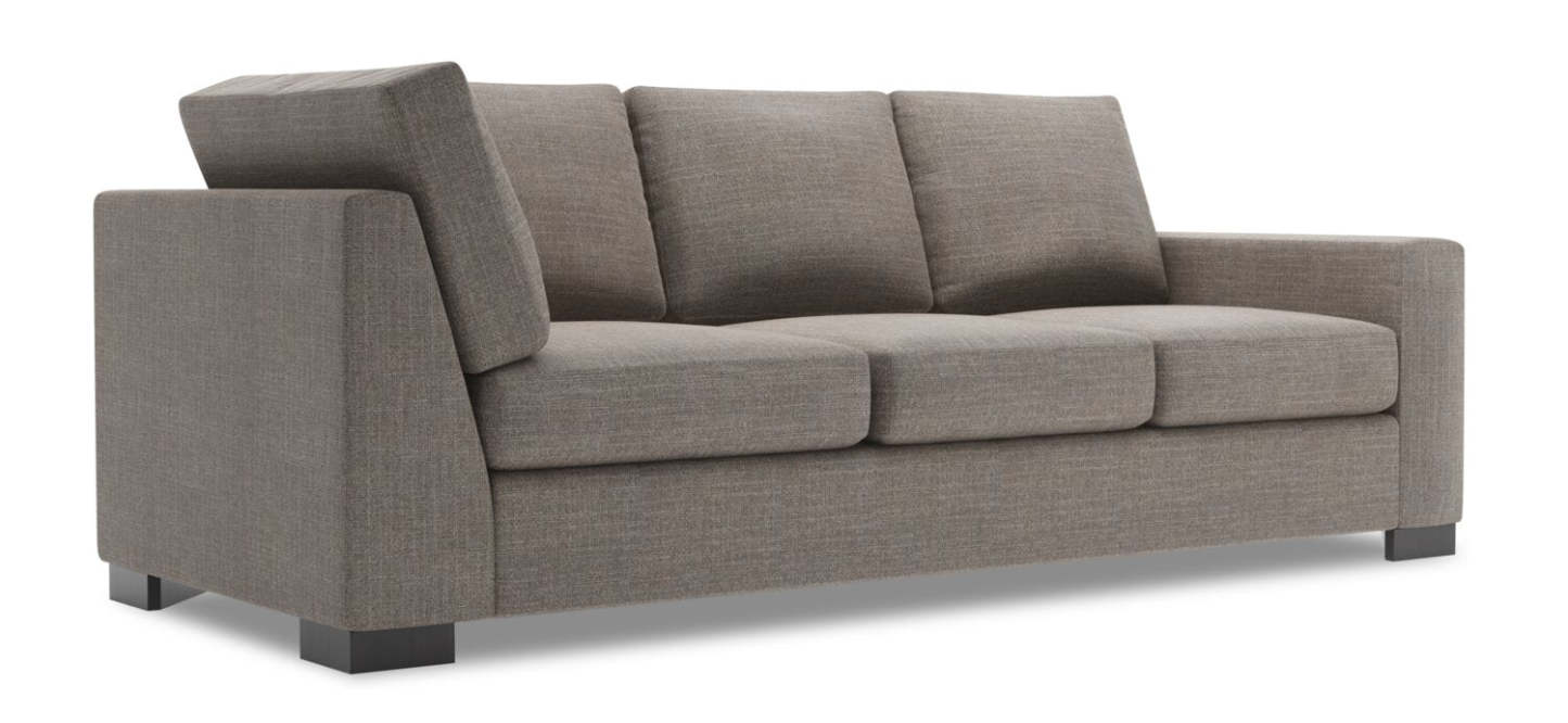 Sofa Lab Track RAF Retour du canapé - Luna Smoke | Canapé droit pour rallonge Track de la collection Sofa Lab - Luna Smoke | TR162391