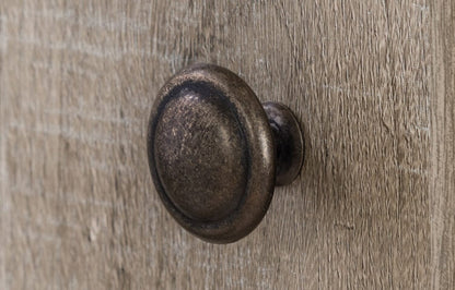 Holt Bedroom 2-Drawer Chest with Storage Cabinet, 33.75W x 63.5H, Made in Canada - Brown | Commode verticale Holt de 33,75 po (L) x 63,5 po (H) à 2 tiroirs avec armoire de rangement pour la chambre à coucher, fabriquée au Canada - brune