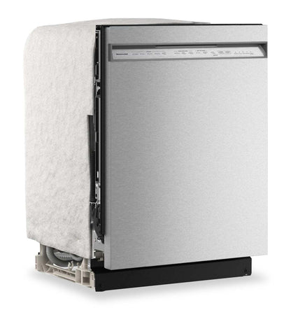 Lave-vaisselle KitchenAid de 24 po et de 41 dBA avec 3e panier à jets - acier inoxydable avec fini PrintShieldMC - KDFS324SPS