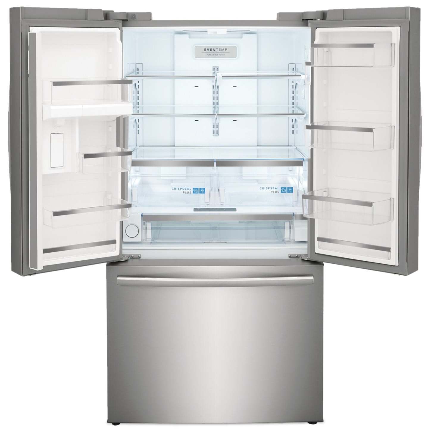 Réfrigérateur Frigidaire Gallery de 23,3 pi³ et de 36 po de profondeur comptoir à portes françaises - Acier inoxydable résistant aux traces…