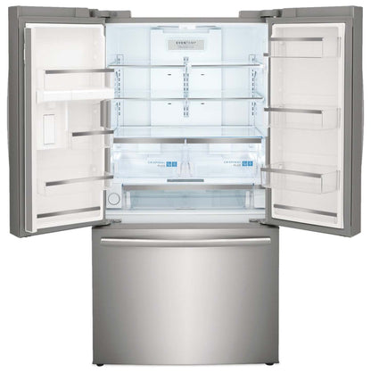 Réfrigérateur Frigidaire Gallery de 23,3 pi³ et de 36 po de profondeur comptoir à portes françaises - Acier inoxydable résistant aux traces…