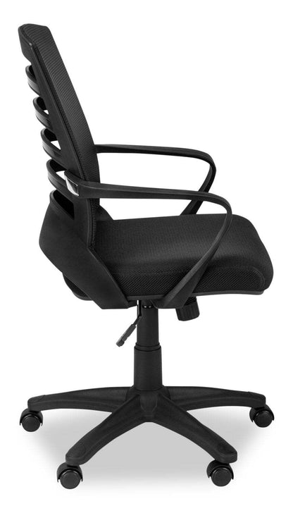 Felton 24 Office Chair - Black Mesh|Chaise de bureau Felton de 24 po - mailles noires