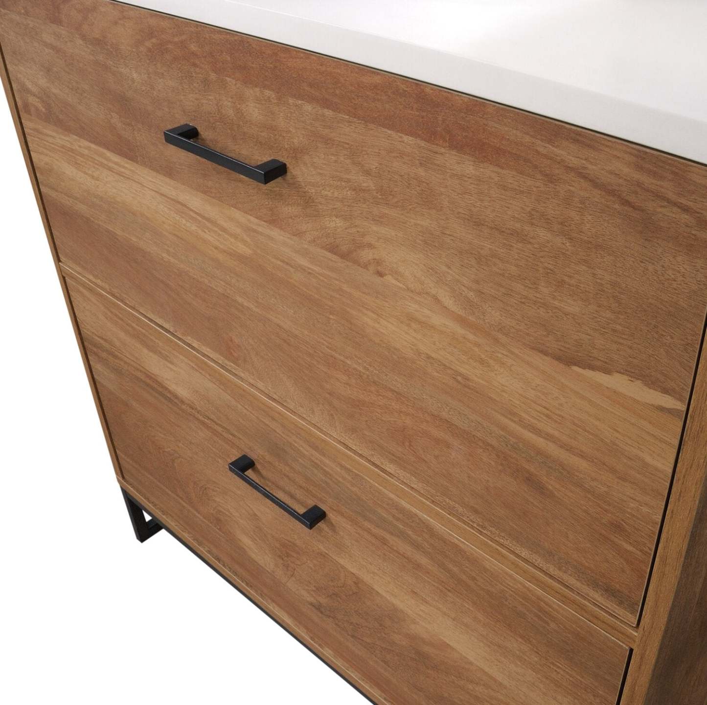 Taryn 27.95 2-Drawer Classing Cabinet - White &amp; Light Brown|Classeur Taryn de 27,95 po à 2 tiroirs - blanc et brun clair