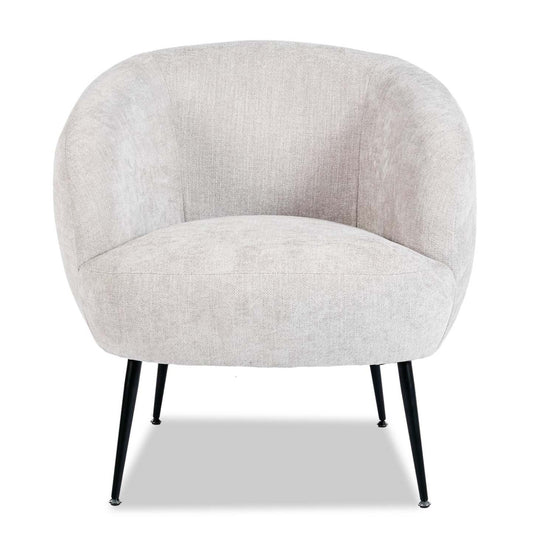 Fauteuil d'appoint en tissu boucle Nova 28.7 – gris clair | Fauteuil d'appoint Nova de 28,7 po en tissu bouclé - gris clair