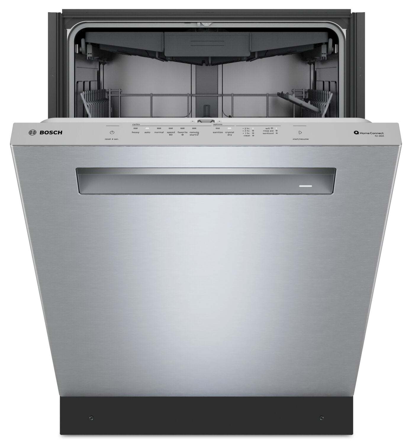 Bosch 800 Series 24'' Smart Dishwasher with Third Rack – Anti-Fingerprint Stainless Steel- SHP78DM5N | Lave-vaisselle intelligent Bosch de série 800 de 24 po avec 3e panier - acier inoxydable résistant aux traces de doigts - SHP78DM5N | SHP78DMN