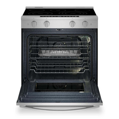 Cuisinière électrique Whirlpool de 5,3 pi3 avec friture à air et revêtement WipeCleanMC - acier inoxydable - YWSES7530RZ | Bain à remous 5,3 Cu. Fort. Cuisinière électrique avec revêtement Air Fry et WipeClean™ - Acier inoxydable - YWSES7530RZ | YWSES75Z