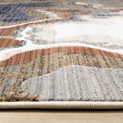 Tapis multicolore Janey - 2,39 m x 3,10 m | Carpette Janey multicolore - 2,39 m x 3,10 m