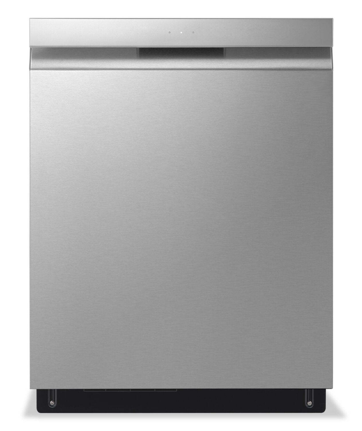 Lave-vaisselle encastré LG à 24 po et 48 dBA avec commandes sur le dessus et QuadWash® - acier inoxydable résistant aux traces - LDPN45… | LG 24 48 dBA Built-In Top-Control Dishwasher with QuadWash® - Smudge Proof Stainless Steel - LDPN45…