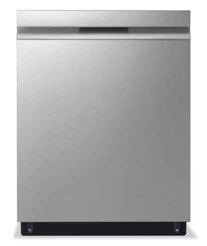 Lave-vaisselle encastré LG à 24 po et 48 dBA avec commandes sur le dessus et QuadWash® - acier inoxydable résistant aux traces - LDPN45… | LG 24 48 dBA Built-In Top-Control Dishwasher with QuadWash® - Smudge Proof Stainless Steel - LDPN45…