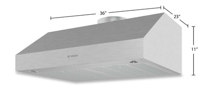 Bosch 36 800 Series Smart Under-Cabinet Range Hood - DUH86553UC | Hotte de cuisinière intelligente sous l’armoire Bosch de série 800 de 36 po - DUH86553UC | DUH865UC