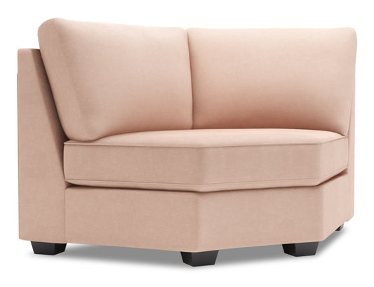 Sofa Lab Roll Curved Wedge - Pax Rose | Fauteuil courbé en coin Roll de la collection Sofa Lab - Pax Rose | RO843249