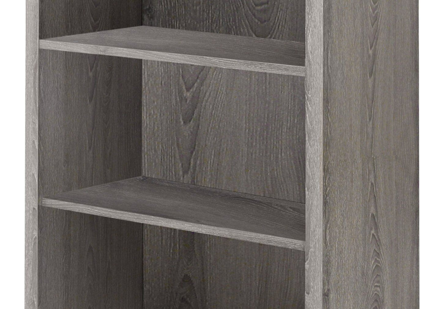 Bibliothèque 4 étagères Slade 23.75 - Taupe foncé|Bibliothèque Slade de 23,75 po à 4 tablettes - taupe foncé