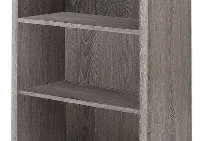 Bibliothèque 4 étagères Slade 23.75 - Taupe foncé|Bibliothèque Slade de 23,75 po à 4 tablettes - taupe foncé