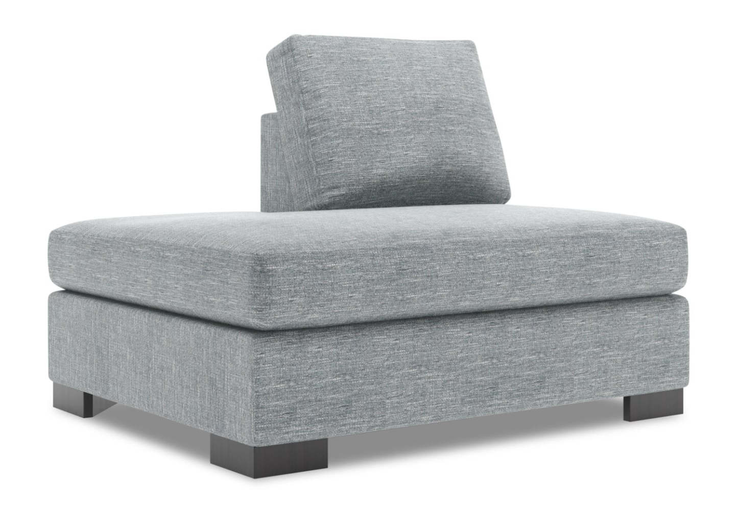 Sofa Lab Track LAF Chaise Return - Luna Étain | Rallonge pour fauteuil long de gauche Track de la collection Sofa Lab - Luna Pewter | TR272291