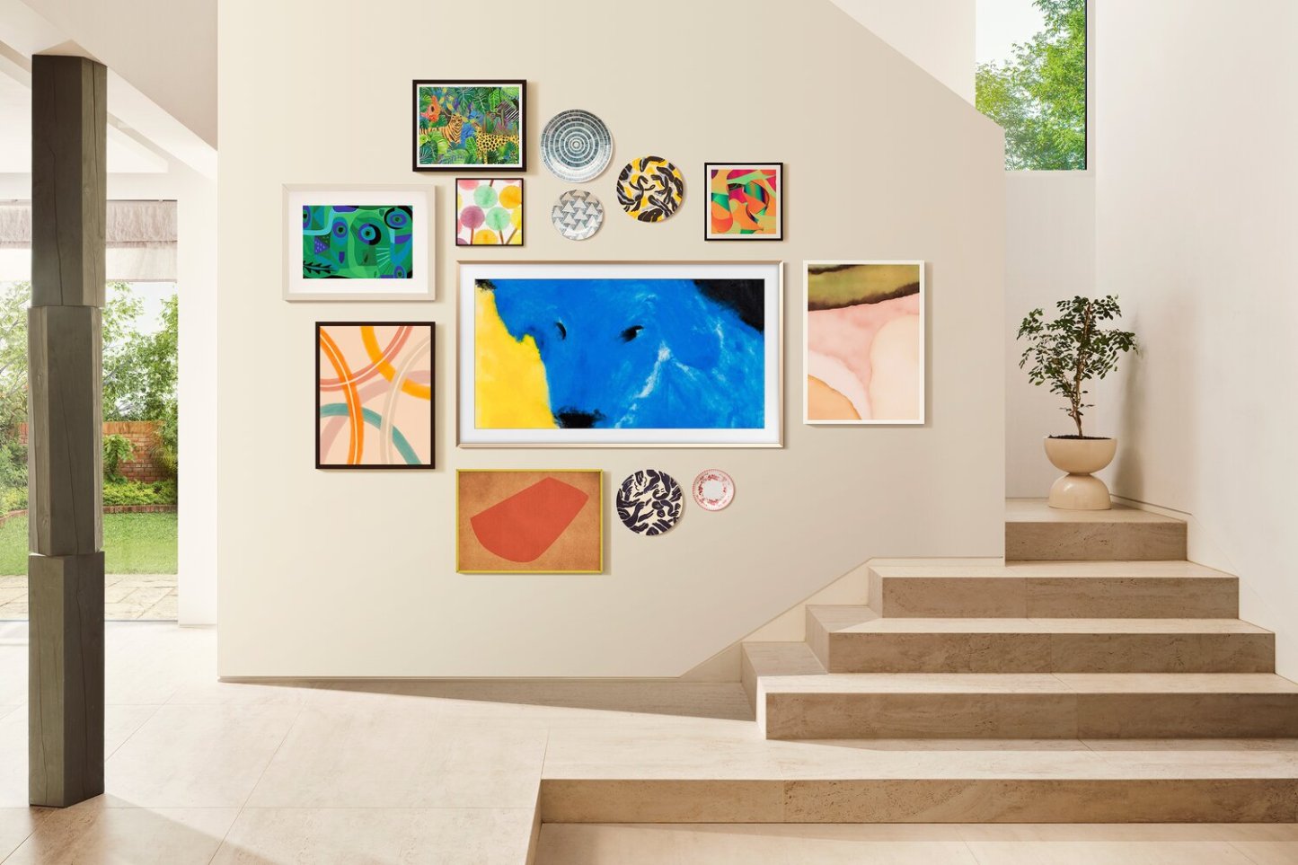 SAMSUNG 50 LS03F The Frame avec Vision AI QLED 4K UHD Smart TV (QN50LS03FAFXZC) - Modèle 2025 | Téléviseur intelligent QLED The Frame SAMSUNG LS03F UHD 4K de 50 po avec Vision AI (QN50LS03FAFXZC) - modèle 2025