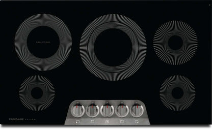 Frigidaire Gallery 36 Table de cuisson électrique à 5 éléments - Acier inoxydable noir - GCCE3670AD | Surface de cuisson électrique Frigidaire Gallery de 36 po à 5 éléments - acier inoxydable noir - GCC…