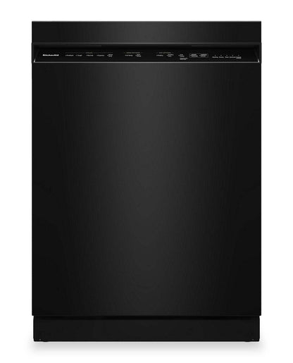 Lave-vaisselle KitchenAid de 24 po et de 47 dBA avec panier à ustensiles sur le troisième niveau - noir - KDFS224SBL