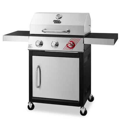 Grill Chef Barbecue au gaz propane à 3 brûleurs de 39 000 BTU - GCF371CRP | Gril à gaz propane Grill Chef de 39 000 BTU à 3 brûleurs - GCF371CRP | GCF371CR