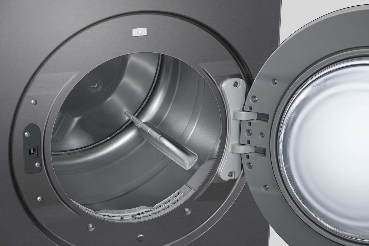 Samsung Bespoke 7,6 pi3 Sécheuse électrique avec IA Opti Dry - Acier foncé - DV90F53AESAC | Sécheuse électrique Bespoke de Samsung de 7,6 pi3 avec fonction intelligente IA OptiDry - acier foncé - DV90F53AESAC