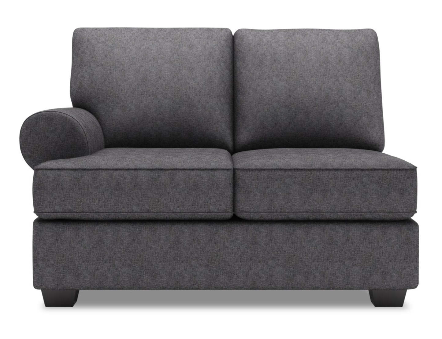 Sofa Lab Roll LAF Loveseat - Luxury Charcoal | Causeuse de gauche Roll de la collection Sofa Lab - Luxury Charcoal | RO232993