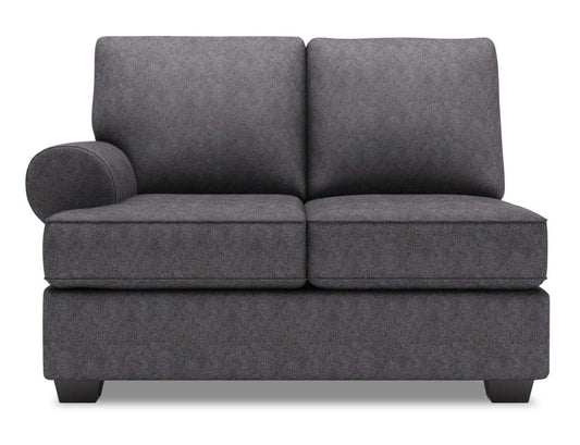 Sofa Lab Roll LAF Loveseat - Luxury Charcoal | Causeuse de gauche Roll de la collection Sofa Lab - Luxury Charcoal | RO232993