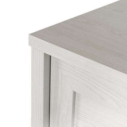 Commode de chambre à coucher Dove, 5 tiroirs, 30,5 L x 49 H, fabriquée au Canada - Blanc | Commode verticale Dove de 30,5 po (L) x 49 po (H) à 5 tiroirs pour la chambre à coucher, fabriquée au Canada - blanche