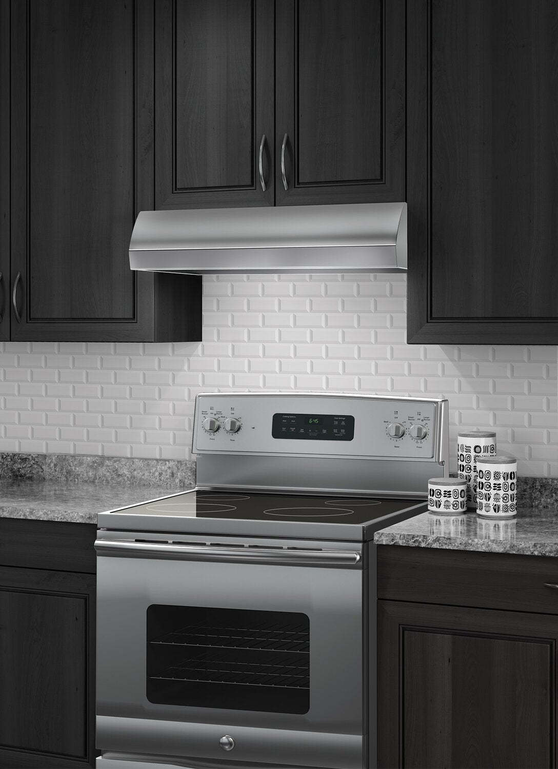 Hotte de cuisinière sous l'armoire convertible à 4 voies Broan 30 - BXT130SSC | Hotte de cuisinière sous l'armoire Broan de 30 po convertible de 4 façons - BXT130SSC | BXT130SS