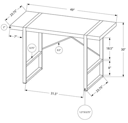 Bureau Avery 49 - Noyer