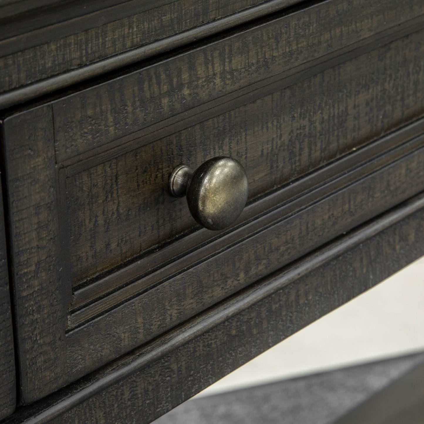 Hanson 50” Traditional Pine Sofa Table with Storage - Graphite | Table de salon traditionnelle Hanson de 50 po en pin avec rangement - graphite