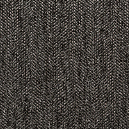 Made in Canada Nofia 58 Chenille Fabric Loveseat with Two Accent Pillows and Wood Legs - Charcoal Grey | Causeuse Nofia de 58 po fabriquée au Canada en tissu de chenille avec 2 coussins décoratifs et pattes en bois - gris anthracite