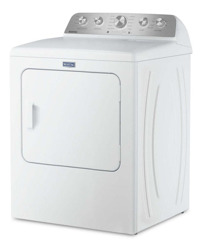 Maytag 5,4 pi³ Laveuse à chargement par le haut avec agitateur et 7,0 pi³ Sécheuse électrique Pet Pro – blanche - MATL56WW | Laveuse à chargement par le haut de 5,4 pi³ et sécheuse électrique Animal Pet Pro de 7,0 pi³ de Maytag - blanches - MATL56WW