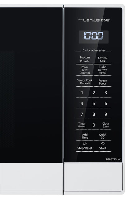 Panasonic 1,6 Cu. Fort. Four à micro-ondes de comptoir - NNST75LWC | Four à micro-ondes de comptoir Panasonic de 1,6 pi3 - NNST75LWC | NNST75WC