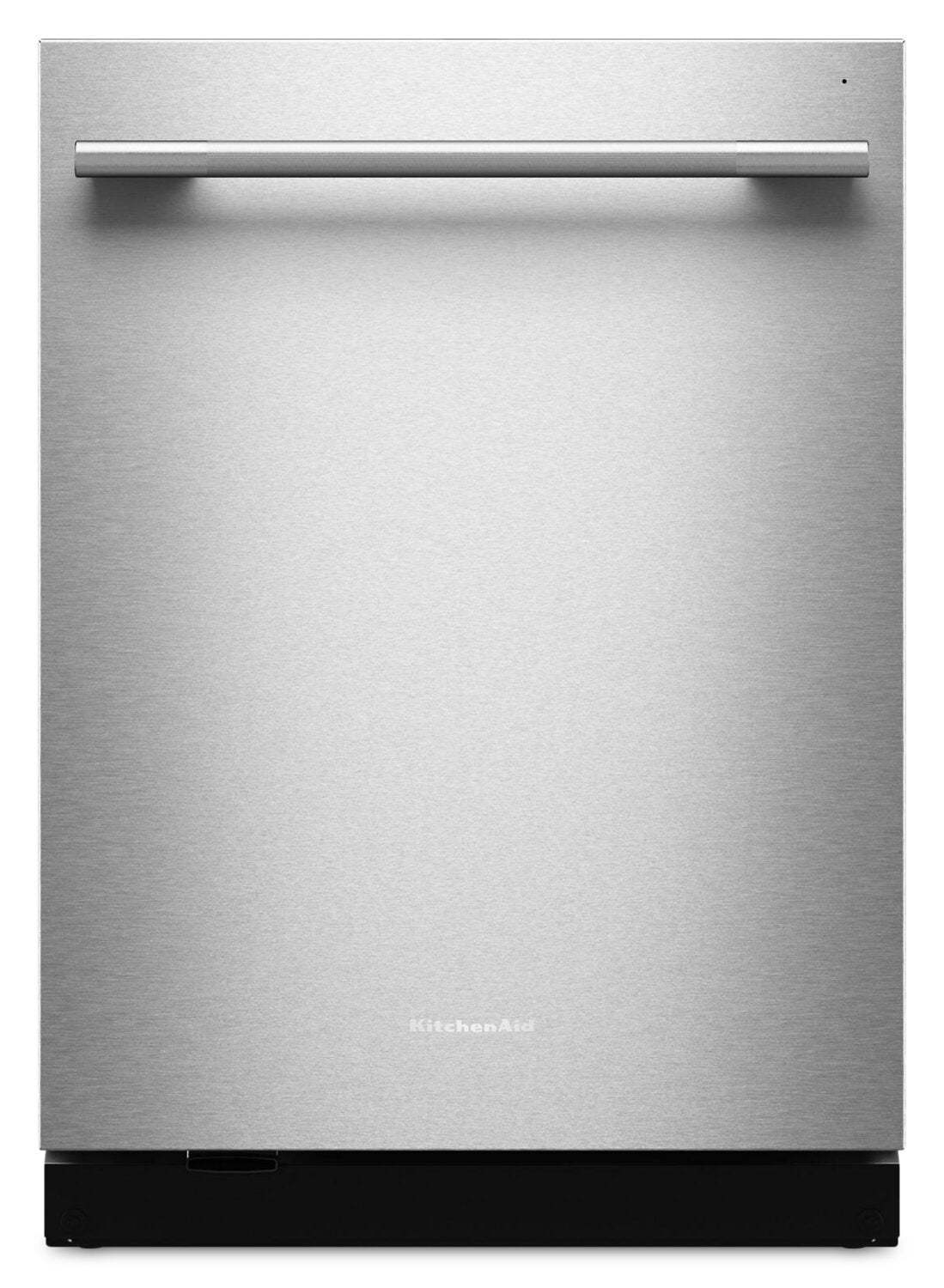 Lave-vaisselle KitchenAid de 24 po et de 44 dBA avec troisième panier 360° Max JetsMC - acier inoxydable avec fini PrintShieldMC - KDTS724SPS