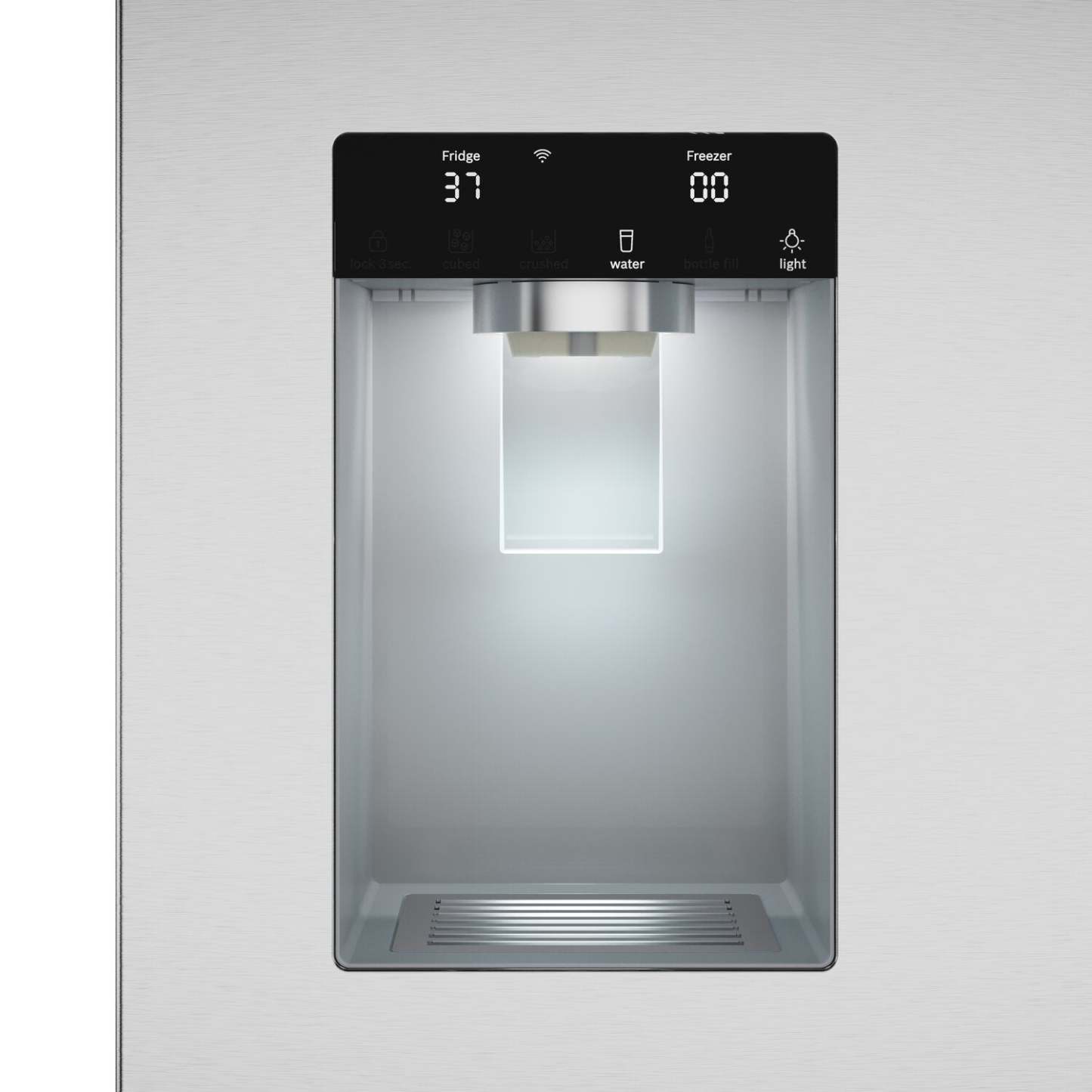 Bosch 36 26 Cu. Ft. 100 Series Smart French-Door Refrigerator - Stainless Steel - B36FD10ENS | Réfrigérateur intelligent Bosch série 100 de 36 po et de 26 pi3 à portes françaises - acier inoxydable - B36FD10ENS | B36FD10S